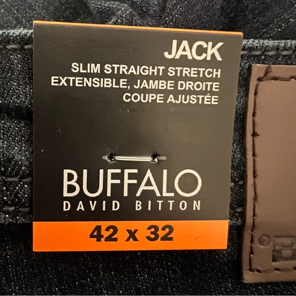 Buffalo David Bitton 42X32 Dark Blue Jeans - Picture 4 of 5